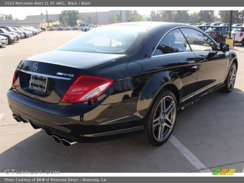 Black / Black 2010 Mercedes-Benz CL 65 AMG