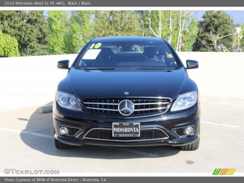 Black / Black 2010 Mercedes-Benz CL 65 AMG