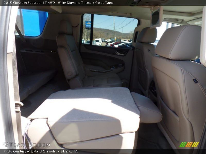 White Diamond Tricoat / Cocoa/Dune 2015 Chevrolet Suburban LT 4WD