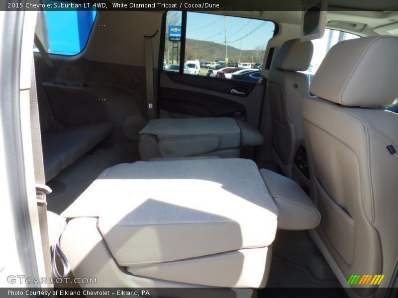 White Diamond Tricoat / Cocoa/Dune 2015 Chevrolet Suburban LT 4WD