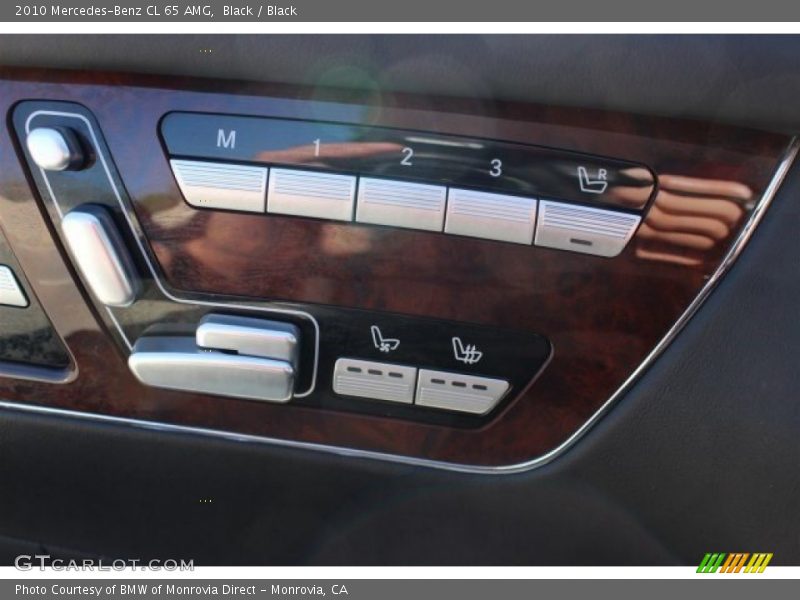 Controls of 2010 CL 65 AMG