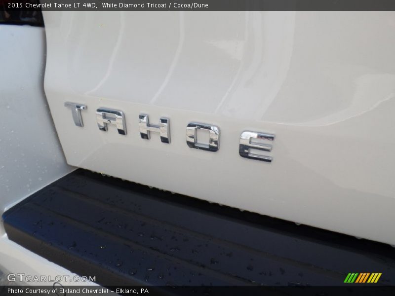 White Diamond Tricoat / Cocoa/Dune 2015 Chevrolet Tahoe LT 4WD