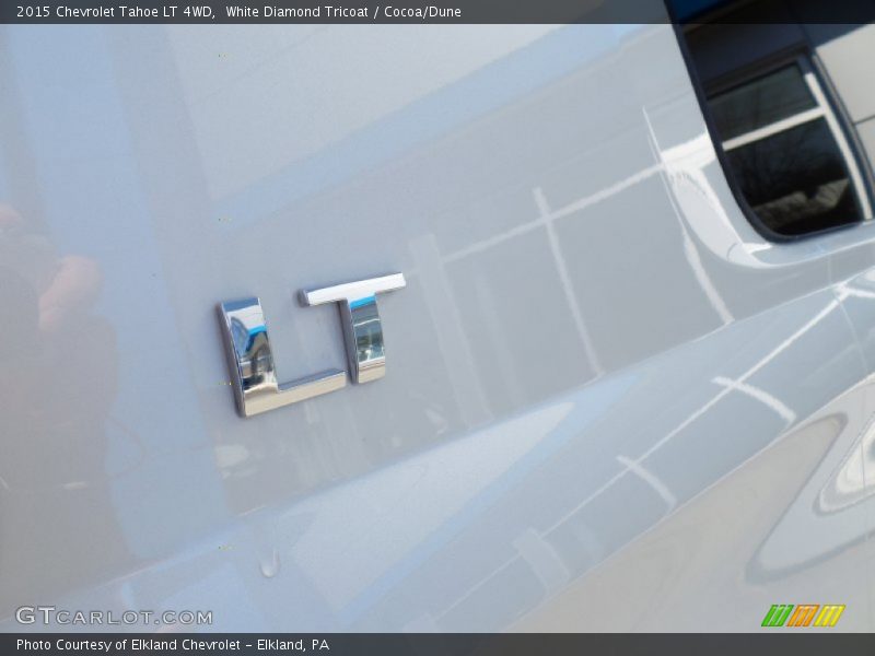 White Diamond Tricoat / Cocoa/Dune 2015 Chevrolet Tahoe LT 4WD