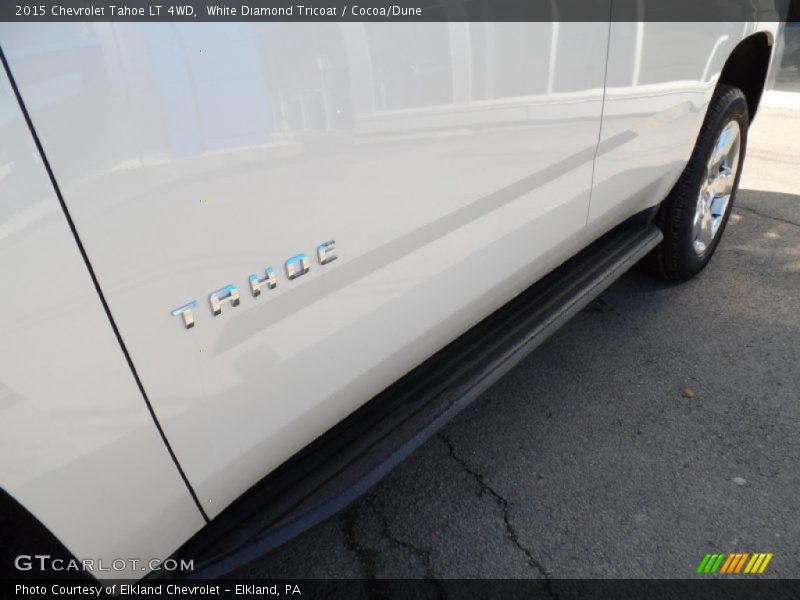White Diamond Tricoat / Cocoa/Dune 2015 Chevrolet Tahoe LT 4WD
