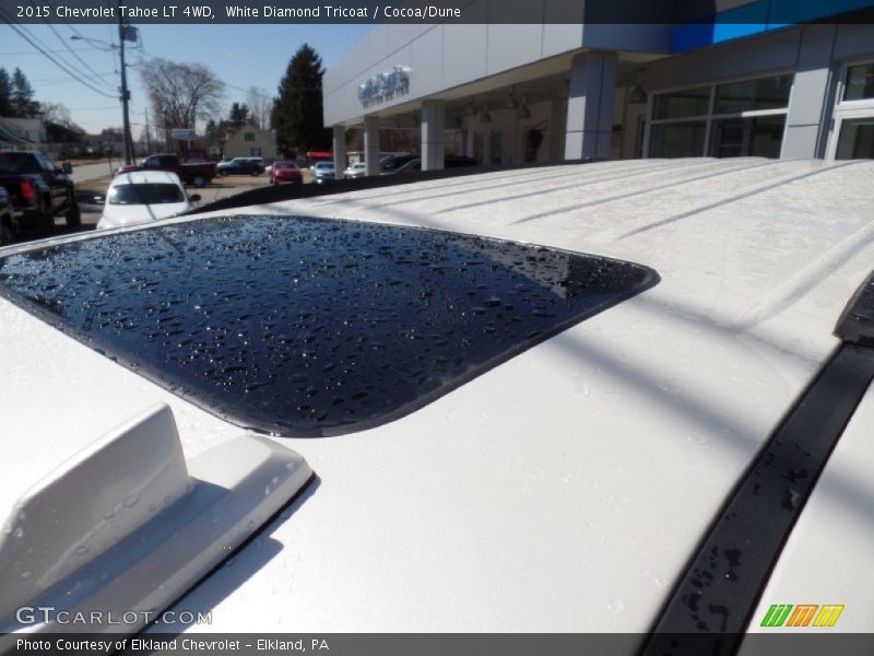 White Diamond Tricoat / Cocoa/Dune 2015 Chevrolet Tahoe LT 4WD