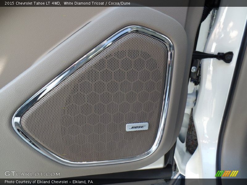 White Diamond Tricoat / Cocoa/Dune 2015 Chevrolet Tahoe LT 4WD