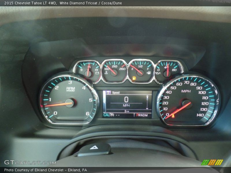 White Diamond Tricoat / Cocoa/Dune 2015 Chevrolet Tahoe LT 4WD