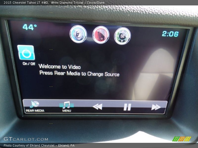 White Diamond Tricoat / Cocoa/Dune 2015 Chevrolet Tahoe LT 4WD