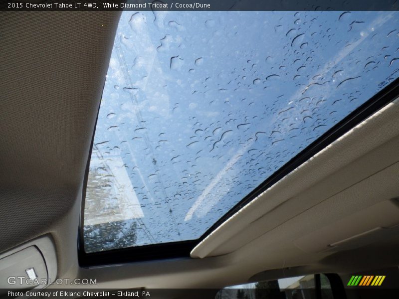 White Diamond Tricoat / Cocoa/Dune 2015 Chevrolet Tahoe LT 4WD