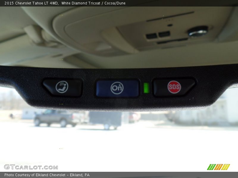 White Diamond Tricoat / Cocoa/Dune 2015 Chevrolet Tahoe LT 4WD