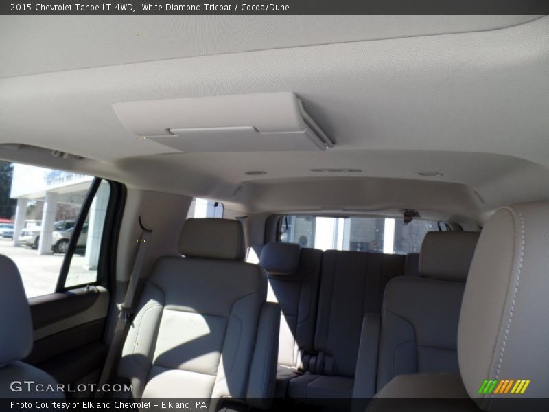 White Diamond Tricoat / Cocoa/Dune 2015 Chevrolet Tahoe LT 4WD