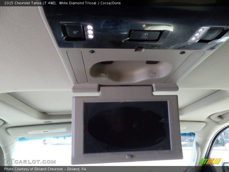 White Diamond Tricoat / Cocoa/Dune 2015 Chevrolet Tahoe LT 4WD
