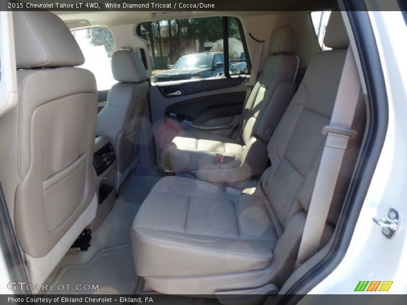 White Diamond Tricoat / Cocoa/Dune 2015 Chevrolet Tahoe LT 4WD