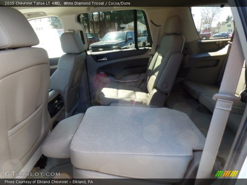 White Diamond Tricoat / Cocoa/Dune 2015 Chevrolet Tahoe LT 4WD