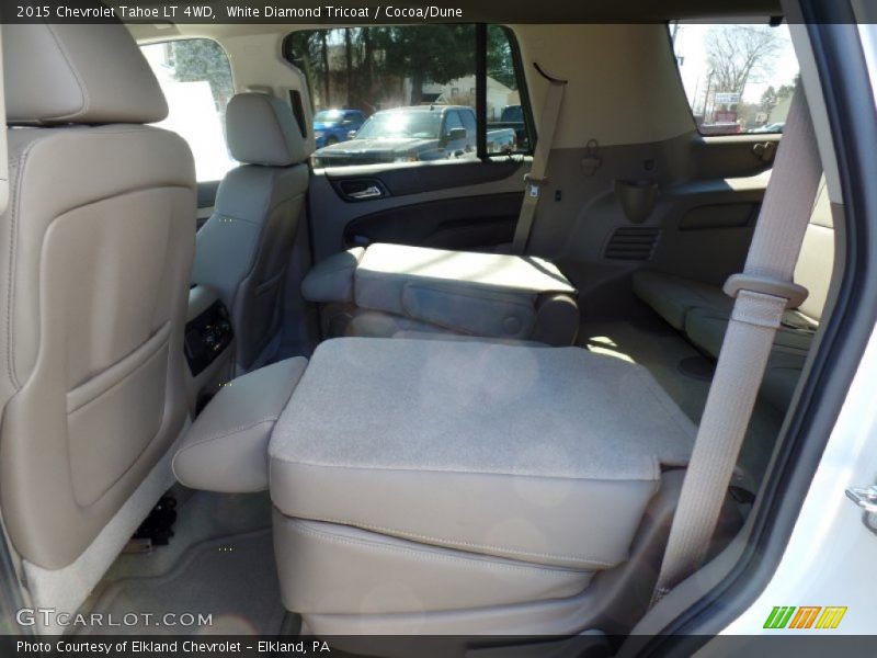White Diamond Tricoat / Cocoa/Dune 2015 Chevrolet Tahoe LT 4WD