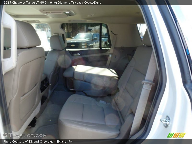 White Diamond Tricoat / Cocoa/Dune 2015 Chevrolet Tahoe LT 4WD
