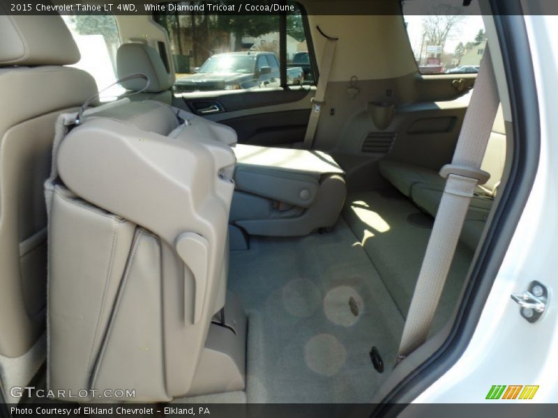 White Diamond Tricoat / Cocoa/Dune 2015 Chevrolet Tahoe LT 4WD