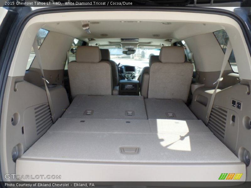 White Diamond Tricoat / Cocoa/Dune 2015 Chevrolet Tahoe LT 4WD
