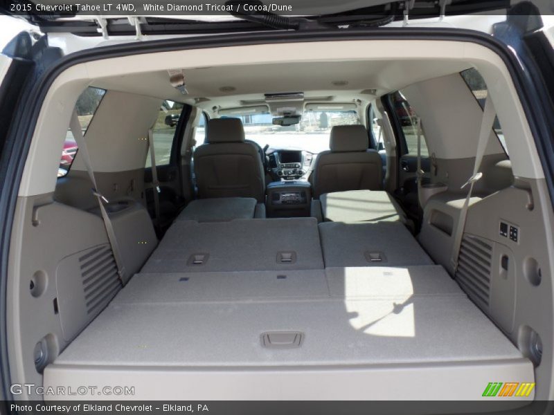 White Diamond Tricoat / Cocoa/Dune 2015 Chevrolet Tahoe LT 4WD