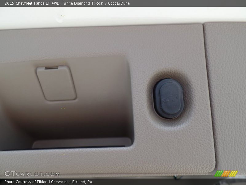 White Diamond Tricoat / Cocoa/Dune 2015 Chevrolet Tahoe LT 4WD