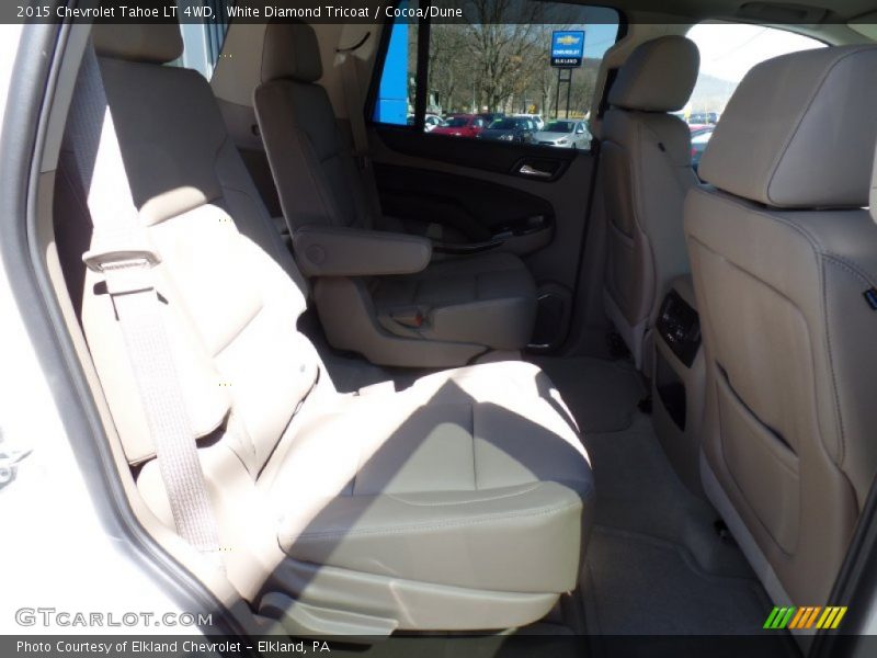 White Diamond Tricoat / Cocoa/Dune 2015 Chevrolet Tahoe LT 4WD