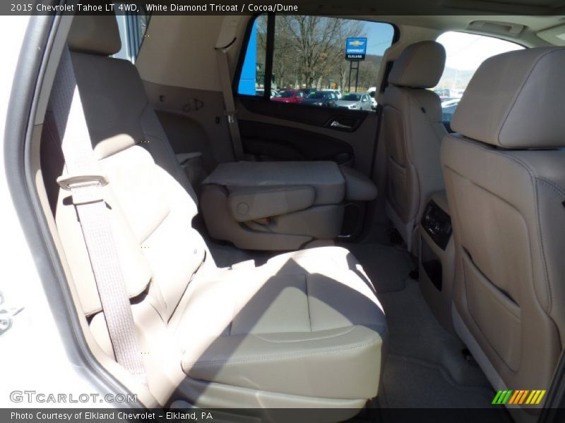 White Diamond Tricoat / Cocoa/Dune 2015 Chevrolet Tahoe LT 4WD