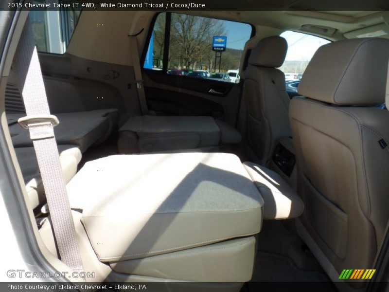 White Diamond Tricoat / Cocoa/Dune 2015 Chevrolet Tahoe LT 4WD