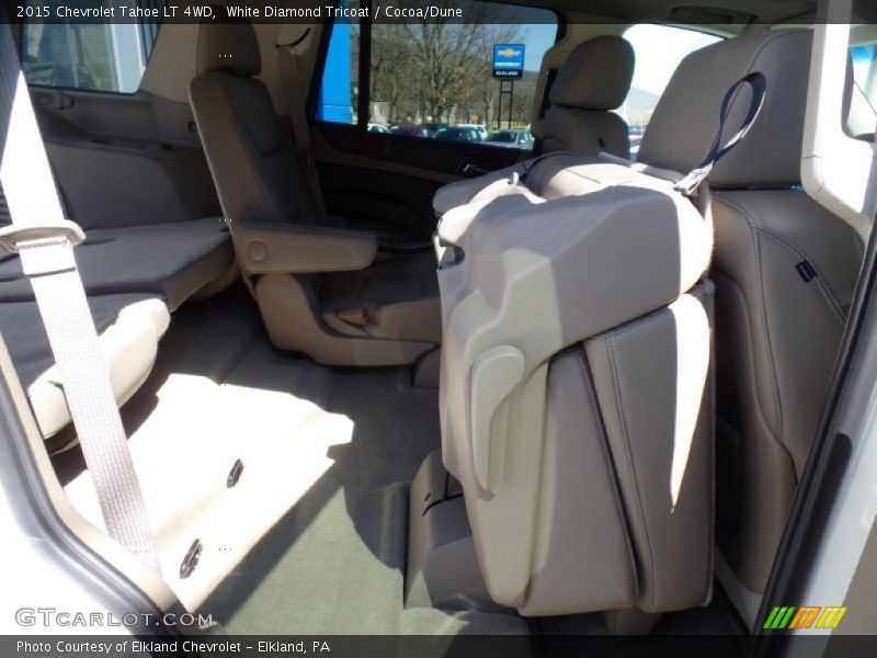 White Diamond Tricoat / Cocoa/Dune 2015 Chevrolet Tahoe LT 4WD