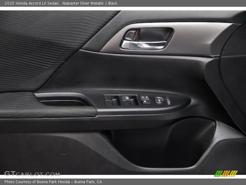 Alabaster Silver Metallic / Black 2015 Honda Accord LX Sedan