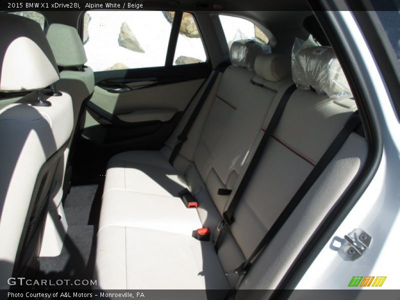 Alpine White / Beige 2015 BMW X1 xDrive28i