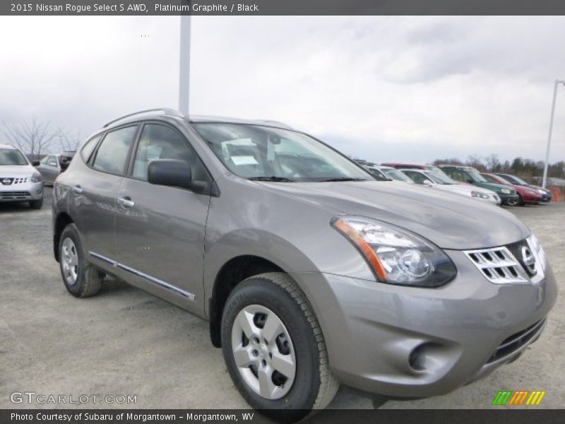 Platinum Graphite / Black 2015 Nissan Rogue Select S AWD