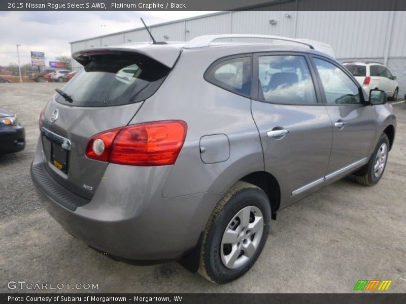 Platinum Graphite / Black 2015 Nissan Rogue Select S AWD