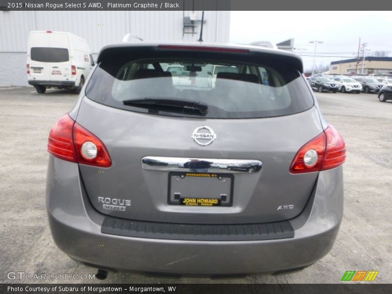 Platinum Graphite / Black 2015 Nissan Rogue Select S AWD