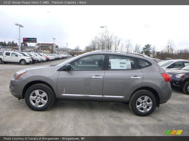 Platinum Graphite / Black 2015 Nissan Rogue Select S AWD