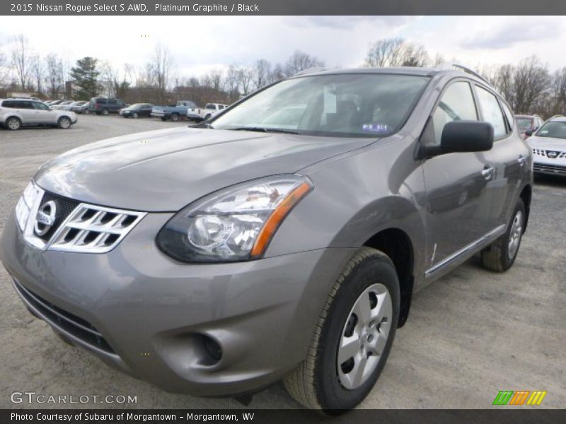 Platinum Graphite / Black 2015 Nissan Rogue Select S AWD