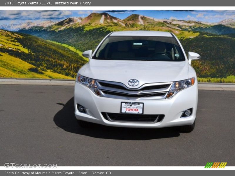 Blizzard Pearl / Ivory 2015 Toyota Venza XLE V6