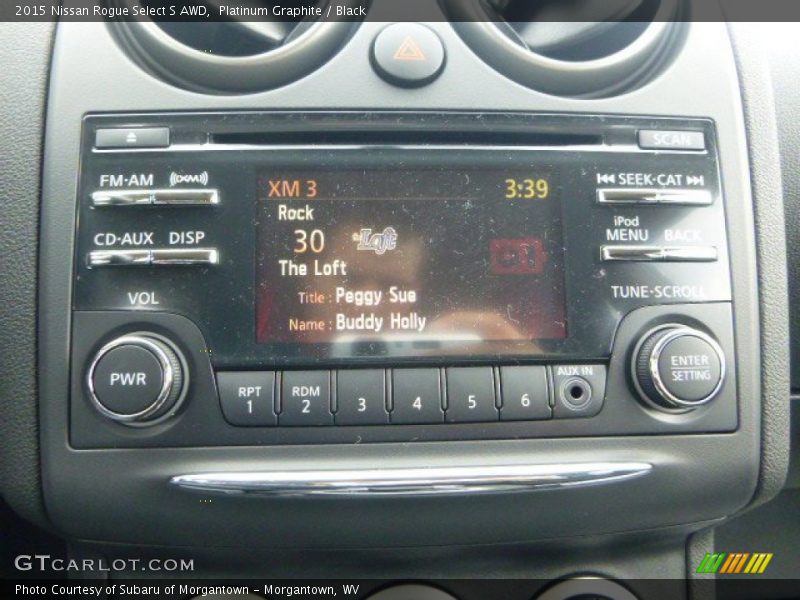 Platinum Graphite / Black 2015 Nissan Rogue Select S AWD