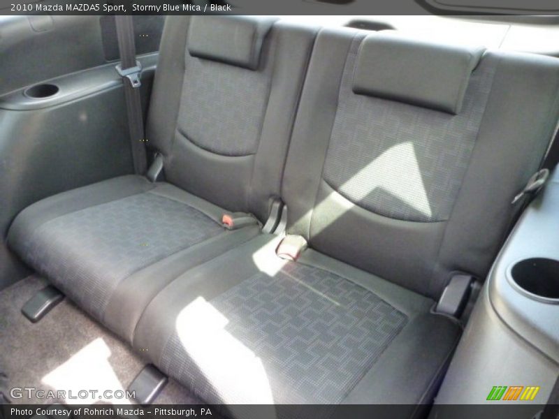 Stormy Blue Mica / Black 2010 Mazda MAZDA5 Sport