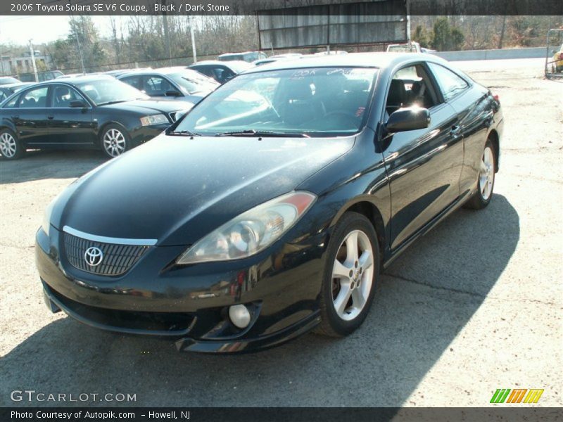 Black / Dark Stone 2006 Toyota Solara SE V6 Coupe