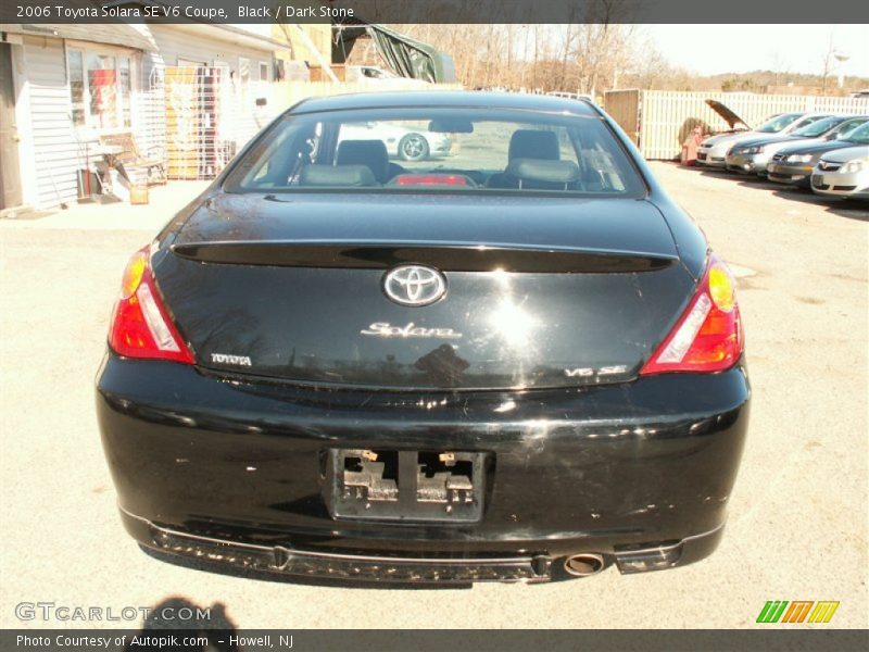 Black / Dark Stone 2006 Toyota Solara SE V6 Coupe