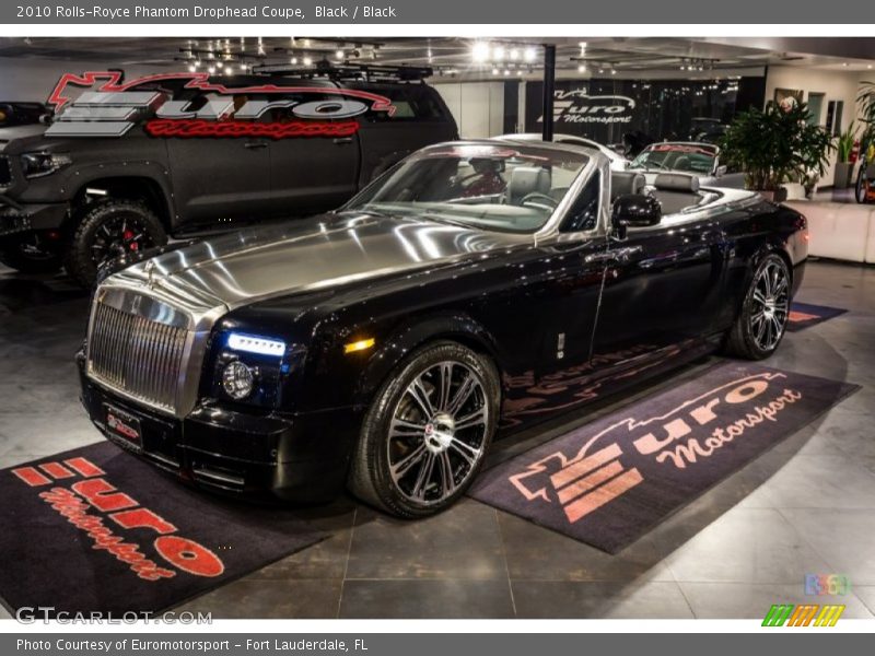 Black / Black 2010 Rolls-Royce Phantom Drophead Coupe