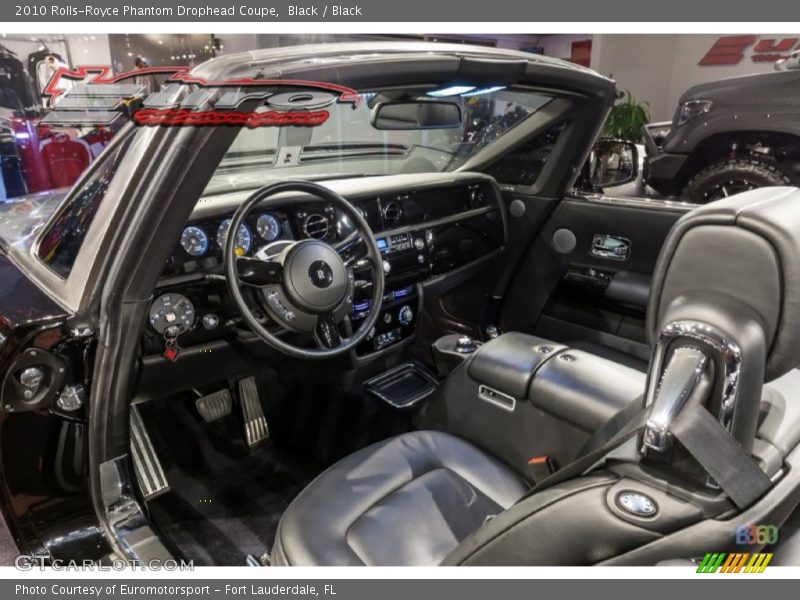 Black / Black 2010 Rolls-Royce Phantom Drophead Coupe