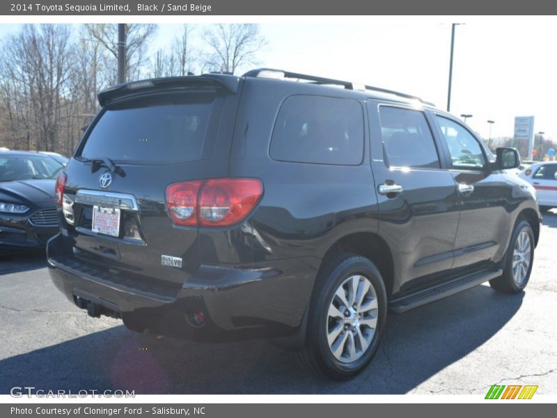 Black / Sand Beige 2014 Toyota Sequoia Limited