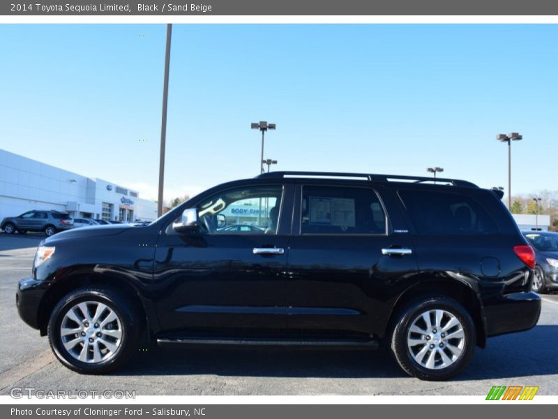 Black / Sand Beige 2014 Toyota Sequoia Limited