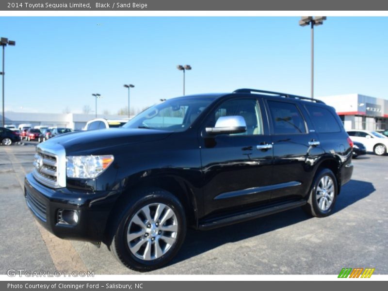 Black / Sand Beige 2014 Toyota Sequoia Limited