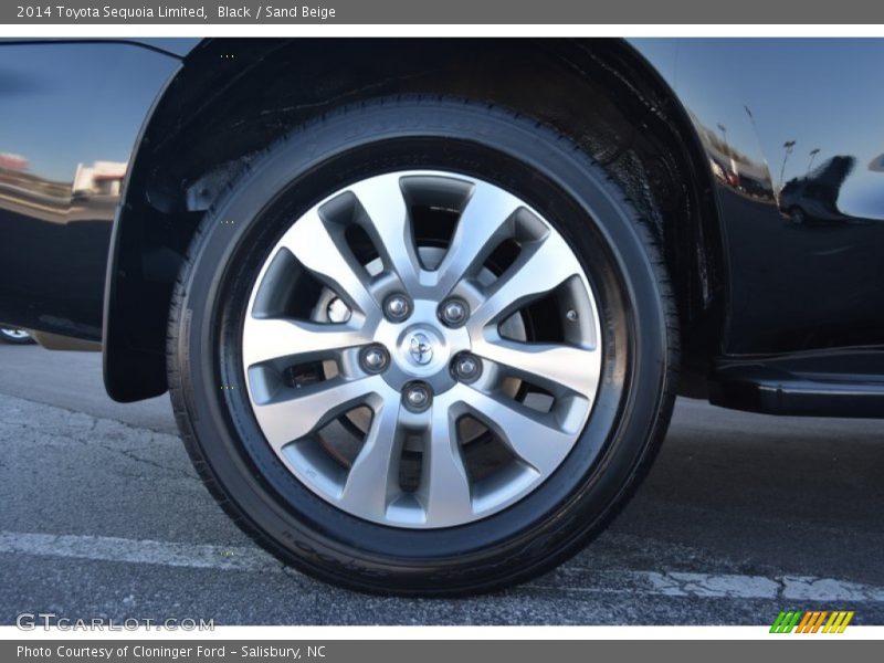 Black / Sand Beige 2014 Toyota Sequoia Limited