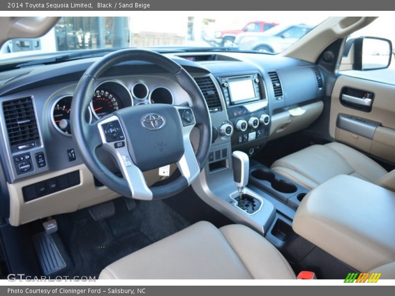 Black / Sand Beige 2014 Toyota Sequoia Limited