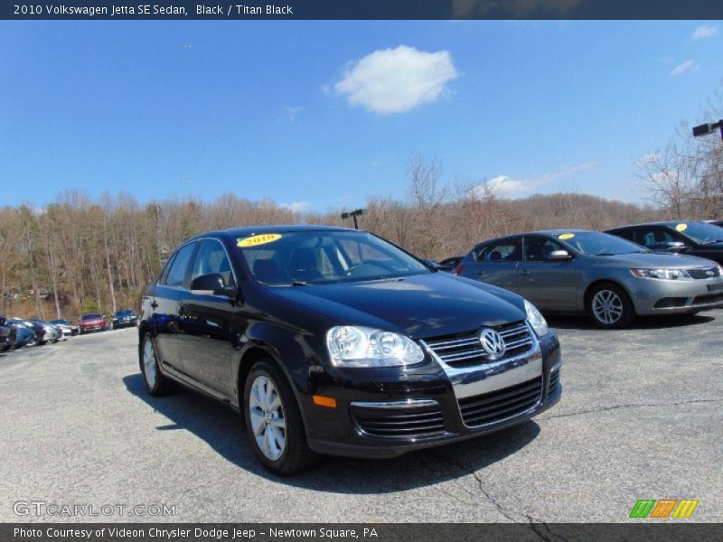 Black / Titan Black 2010 Volkswagen Jetta SE Sedan