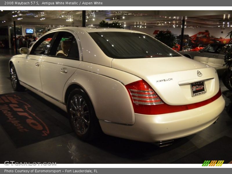 Antigua White Metallic / Aspen White 2008 Maybach 57 S