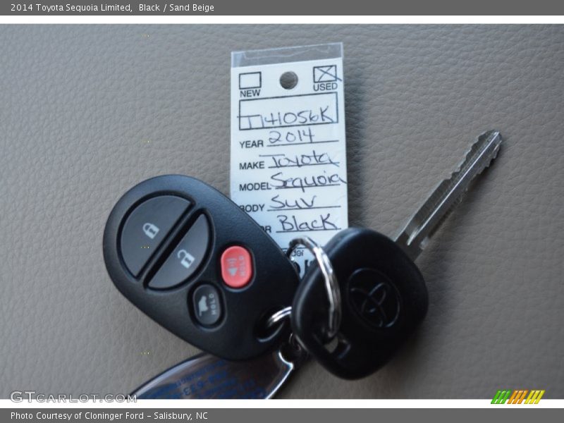 Black / Sand Beige 2014 Toyota Sequoia Limited